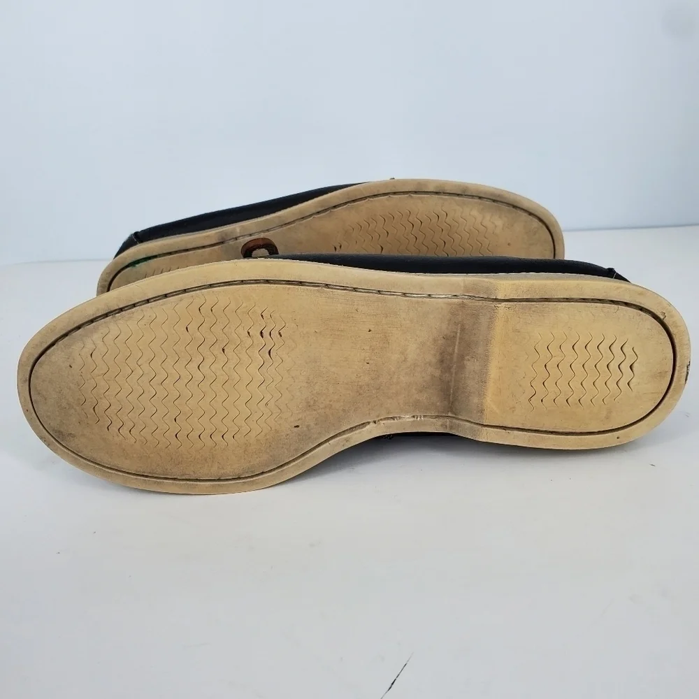 Cole Haan Shoes Men 8M Leather Slip-on Boat Dark Brown C13829 A15